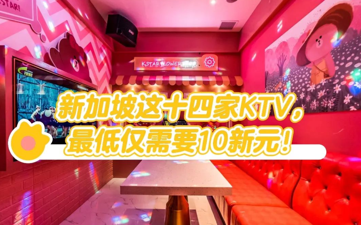 新加坡14家KTV场所，最低每小时仅需10新元