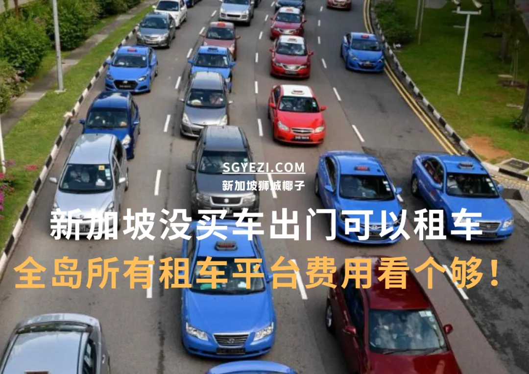 新加坡6大租车平台，费用低至这个数！