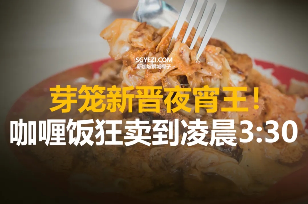 全新芽笼咖喱饭摊位，新晋夜宵王！