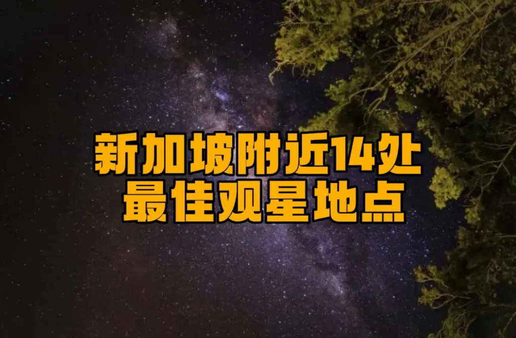 新加坡附近的14处黑暗天空保护区，还有神秘的南极光