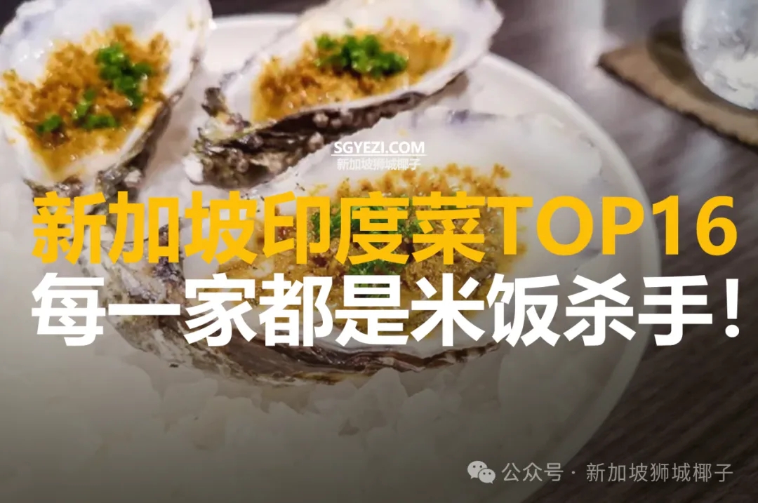 新加坡16家最佳印度餐厅