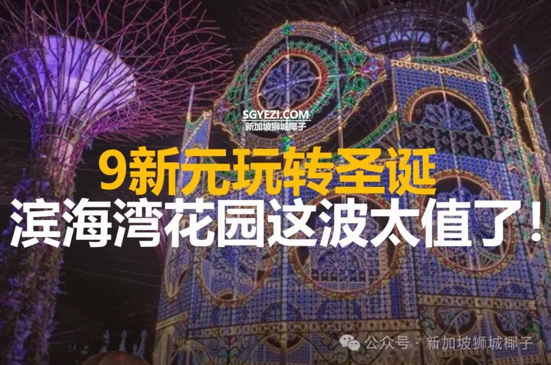 9新币玩转圣诞！9个活动滨海湾花园来了