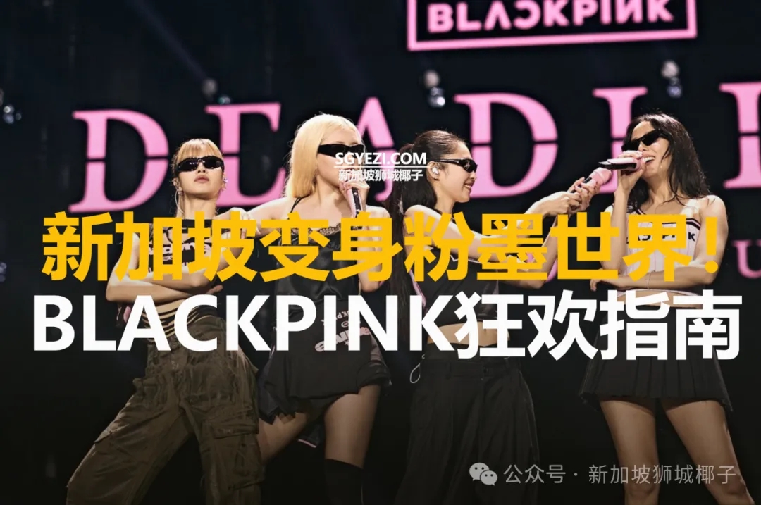 新加坡变身粉墨世界！Blackpink狂欢指南