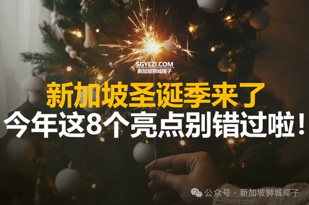 新加坡8个圣诞活动也太浪漫了