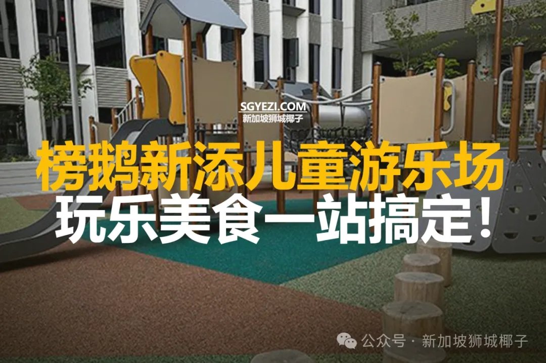 榜鹅数字区游乐场：海岸熟食中心旁的玩乐胜地