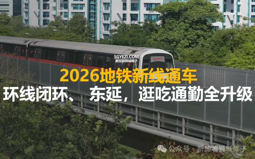 出行福音！今年，新加坡多条地铁新站开通！最新路线攻略来了~
