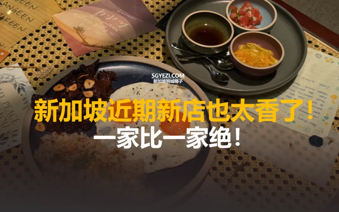 新加坡最近10个新店!炸猪排、炖汤、贝果…